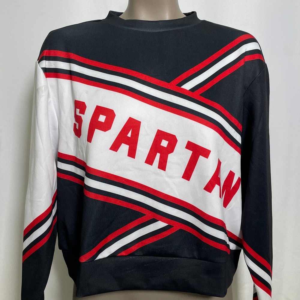 Saturday Night Live Spartan Spirit Halloween Cheerleader Costume Top Women's XL